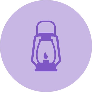 Benzersiz fener vektör çizgisi simgesi