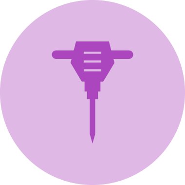 Tornavida simgesi, vektör illüstrasyonu