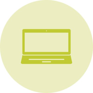 Bilgisayar. Web simgesi basit illüstrasyon