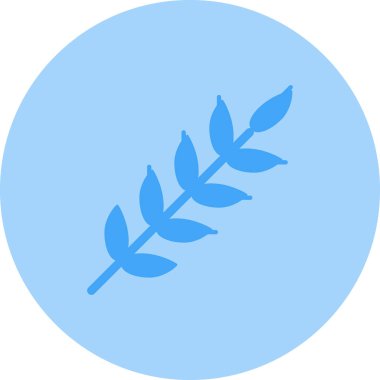 Bir buğday çelenginin vektör çizimi