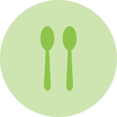 ложка значок. Векторні ілюстрації