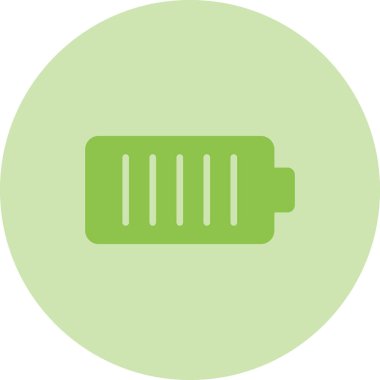 Pil simgesinin vektör illüstrasyonu