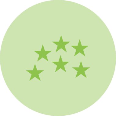 Bir yıldız simgesinin vektör illüstrasyonu