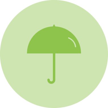 şemsiye simgesi vektör illüstrasyonu