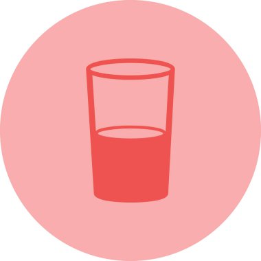 içecek simgesi, vektör illüstrasyonu