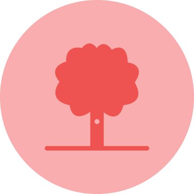 güzel bahçe vektör simgesi