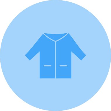 Gömlek. Web simgesi basit illüstrasyon