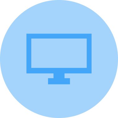 Bilgisayar simgesinin vektör illüstrasyonu