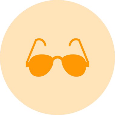 gözlük ikonu vektör illüstrasyonu