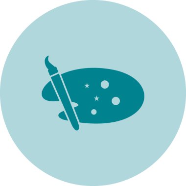 Roket. Web simgesi basit illüstrasyon