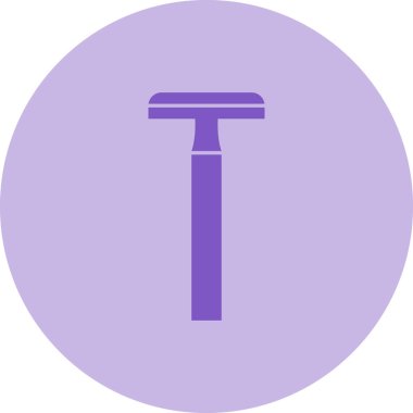 Kürek. Web simgesi basit illüstrasyon