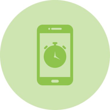 akıllı saat simge vektör illüstrasyonu