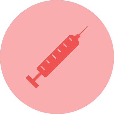 Aşı. Web simgesi basit tasarım