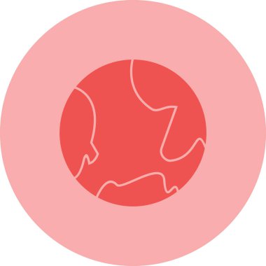 Vektör Gezegen Dünya simgesi