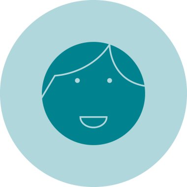 Mutlu çocuk avatar karakteri