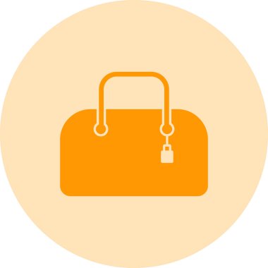 Çanta. Web simgesi basit illüstrasyon