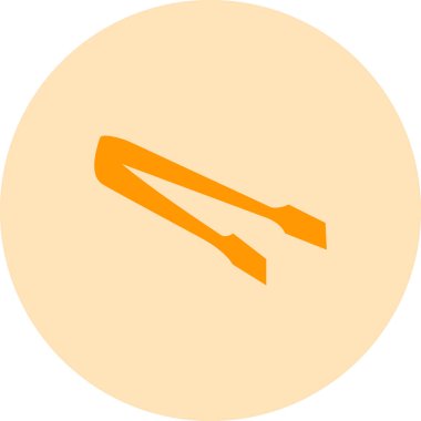 Bir kürek simgesinin vektör çizimi