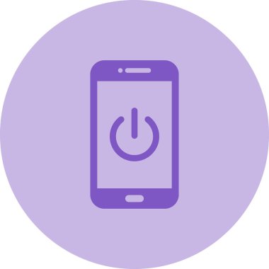 Akıllı telefon. Web simgesi basit illüstrasyon