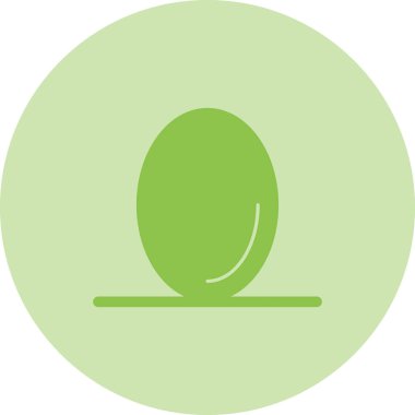 Yeşil yumurtanın vektör çizimi