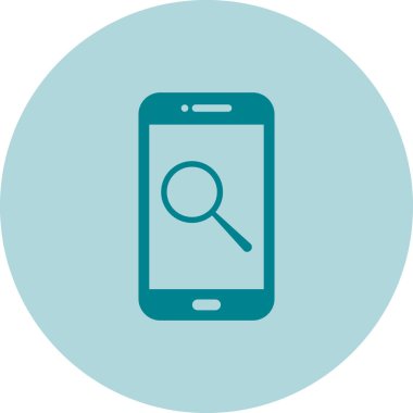 Arama Vektörü Kabartma Simgesi Tasarımı