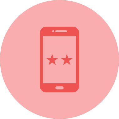 Akıllı telefon. Web simgesi basit illüstrasyon