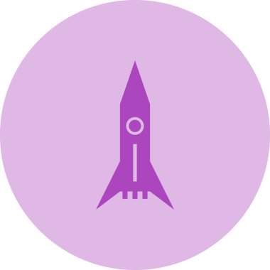 Roket simge vektör çizim