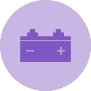 Pil simgesinin vektör illüstrasyonu