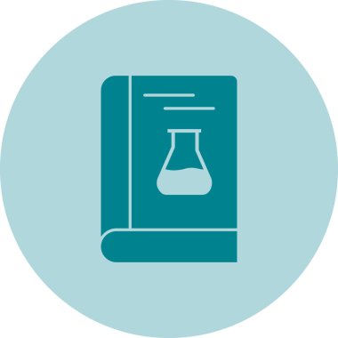 Modern b 'nin vektör illüstrasyonunda test tüpü simgesi yok