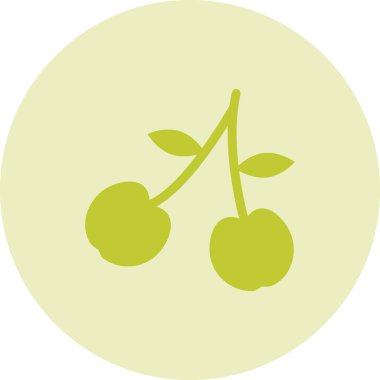 Taze meyve, vektör çizim