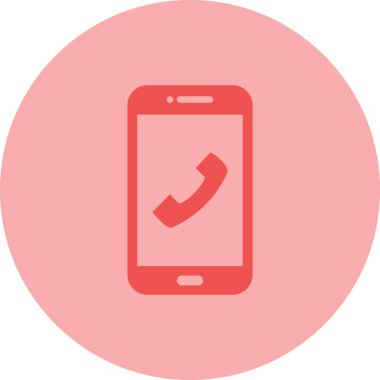 Akıllı telefon simgesinin vektör illüstrasyonu