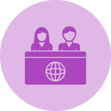 İş simgesinin vektör illüstrasyonu