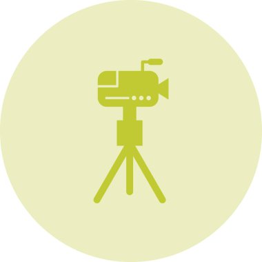 Kamera. Web simgesi basit illüstrasyon