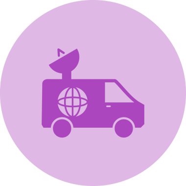 Uydu. Web simgesi basit illüstrasyon