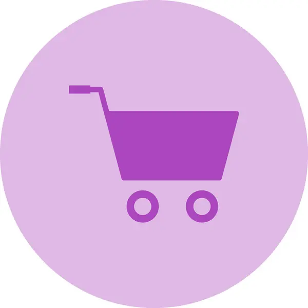 Vector Illustration Shopping Cart Icon — Stock Vector