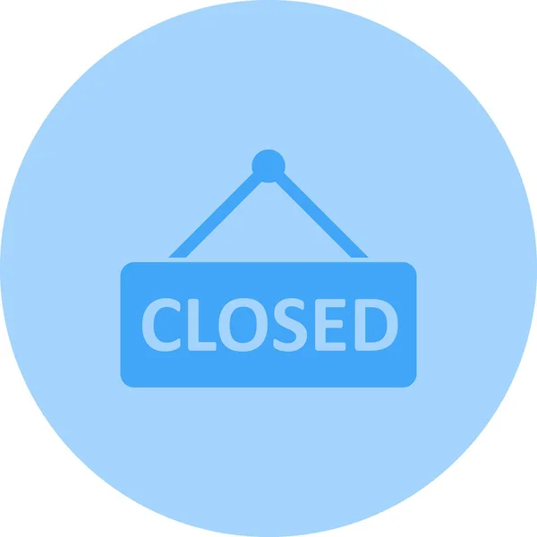 Closed Web Icon Simple Illustration — Stock Vector