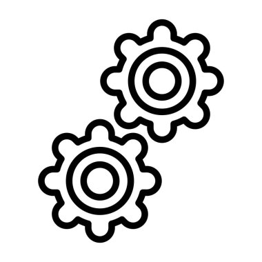 ayarları web simge vektör çizim 