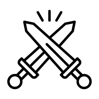 çapraz kılıç. Basit tasarım