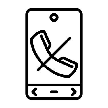 Cep telefonu simgesi ara, taslak biçimi