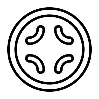 Ay. Web simgesi basit illüstrasyon