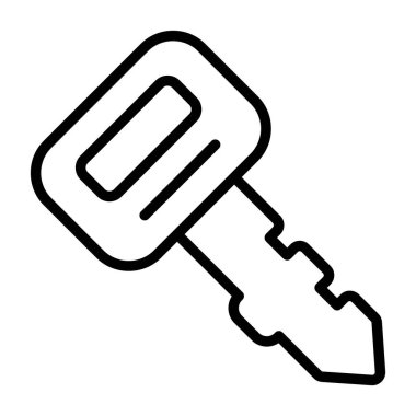 Anahtar. Web simgesi basit illüstrasyon