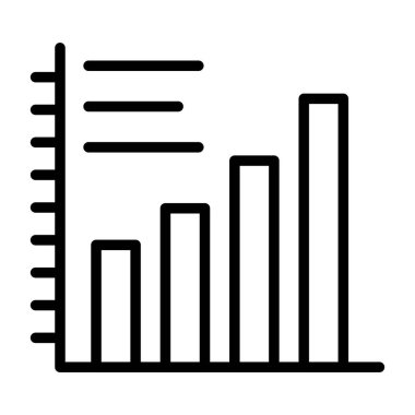 grafik vektörü ince çizgi simgesi