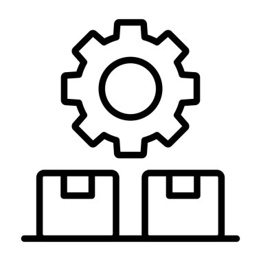 Cog vektör çizgisi tasarımı