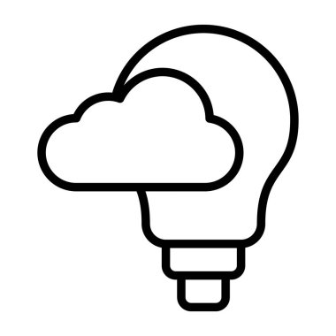 Kolayca değiştirebilen ya da düzenleyebilen Bulut Vektörü simgesi