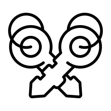 iki kupa simgesi. Web için iki vektör simgesinin özet çizimi