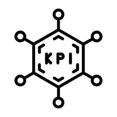 Kimyasal formül çizgisi simgesi, vektör illüstrasyonu, çizgi işareti, beyaz arkaplanda izole