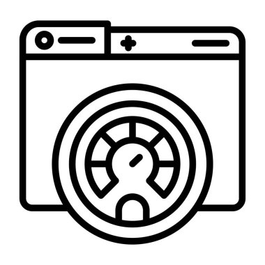 seo modern simgesinin vektör illüstrasyonu