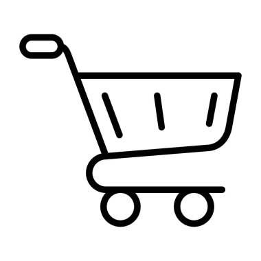 Kolayca düzenleyebilen veya düzenleyebilen Cart Vektör simgesi