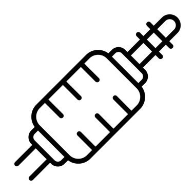 tornavida ikonu vektör çizimi