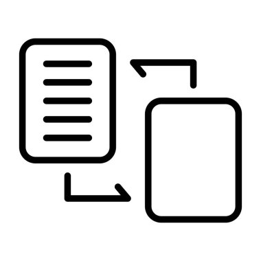 belge simgesi, vektör çizimi