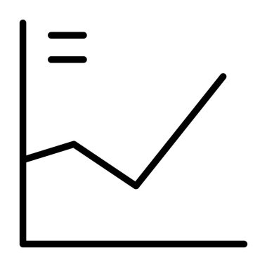 grafik vektörü ince çizgi simgesi